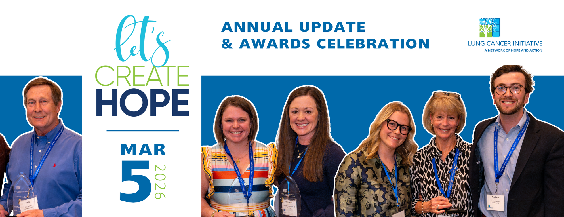 Let's Create Hope: Annual Update and Awards Celebration